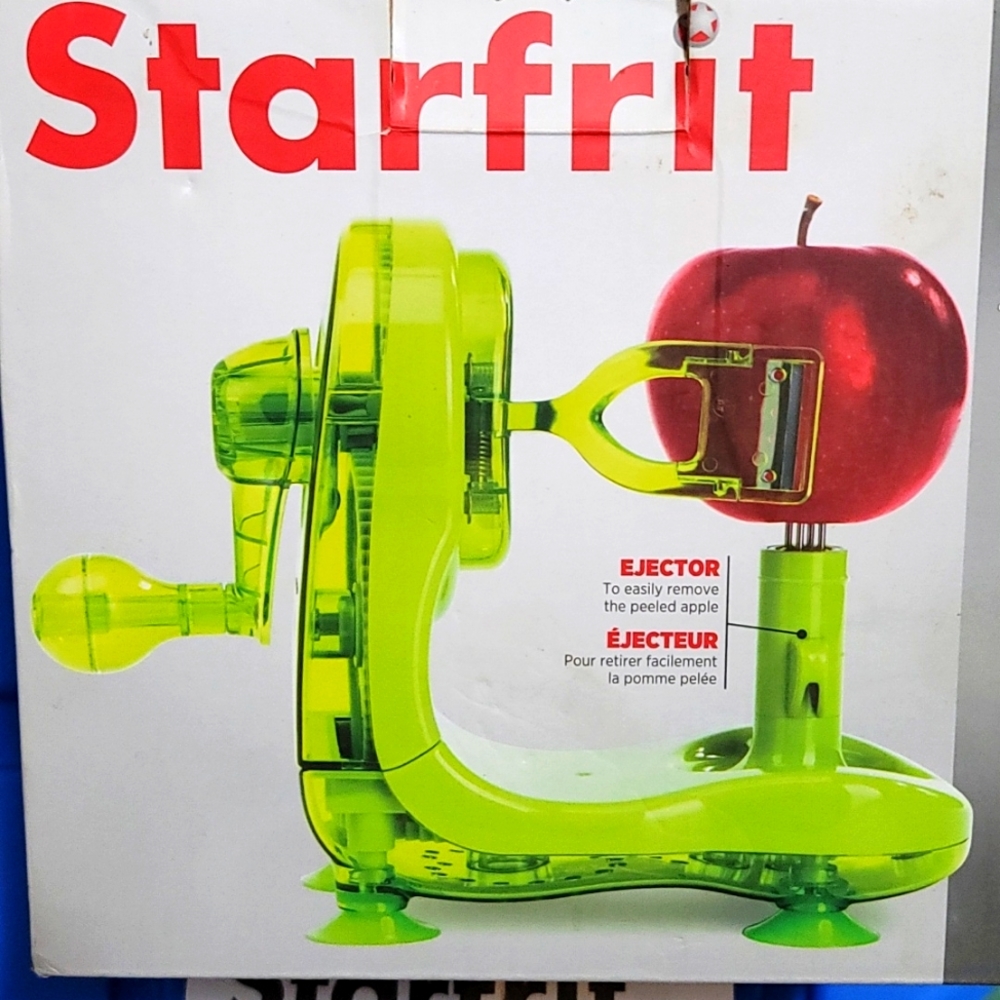 Apple Peeler by STARFRIT amazing kitchen gadget gently loved NO APPLE WAIST 😀